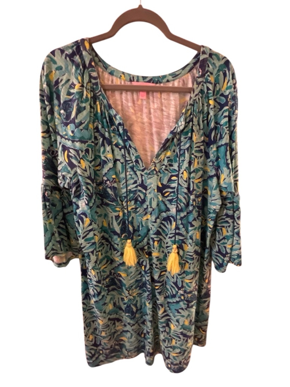 Lilly Pulitzer Del Lago dress in Indigo Midnight Cove